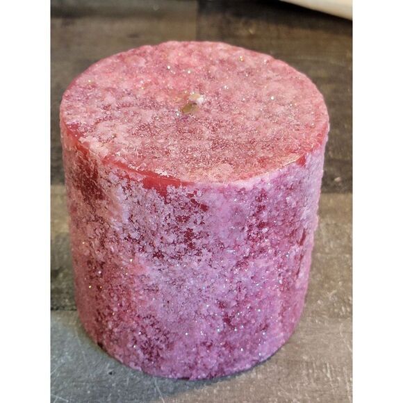 Large glitter‎ red candle Xmas Home Decor figure - Picture 1 of 5